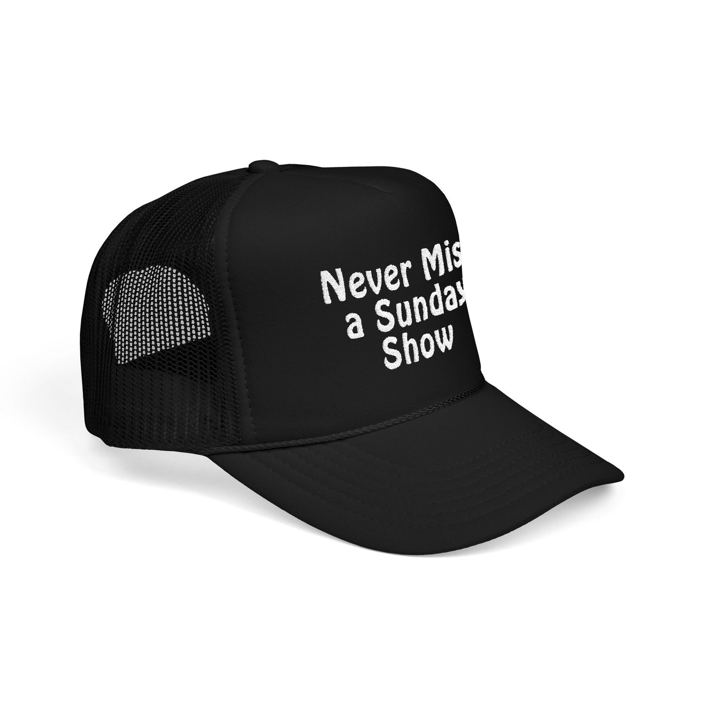 Never Miss a Sunday Show Trucker Hat, Widespread Panic, Jam Band, Benefitting HAAM (wellness for musicians)