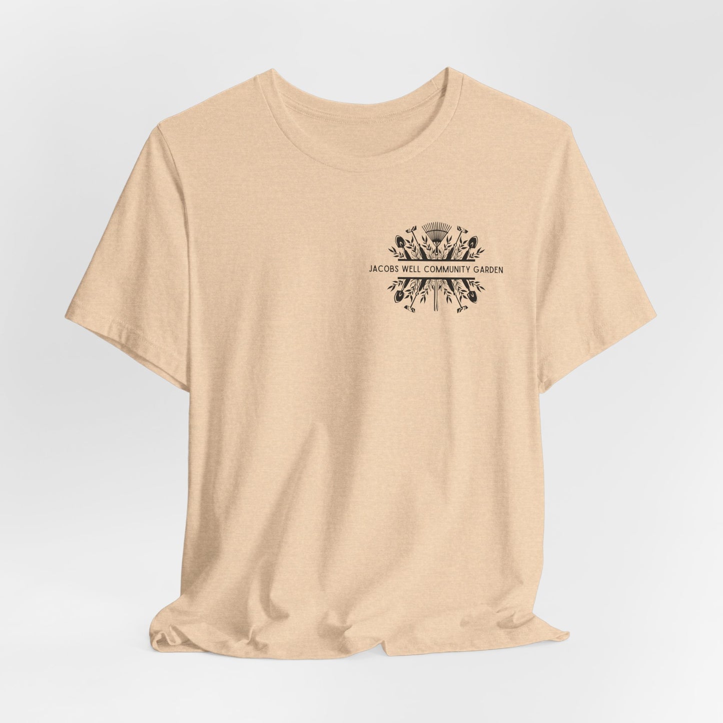 Garden T-Shirt: "Jacobs Well Community Garden" benefiting the Crisis Bread Basket