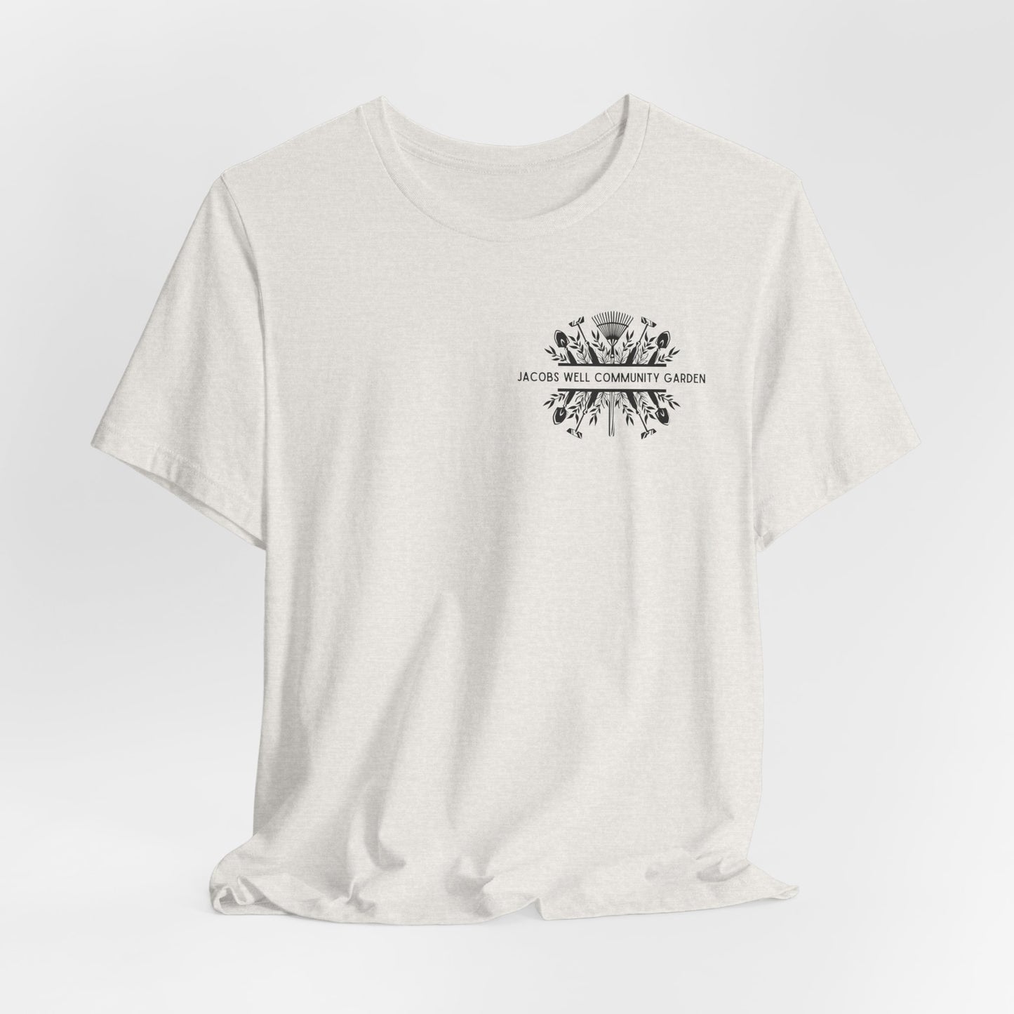 Garden T-Shirt: "Jacobs Well Community Garden" benefiting the Crisis Bread Basket