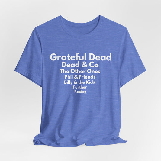 Grateful Dead, Dead & Co, The Other Ones, Phil & Friends, Billy & the Kids, Further, Ratdog, Benefiting HAMM (wellness for musicians)