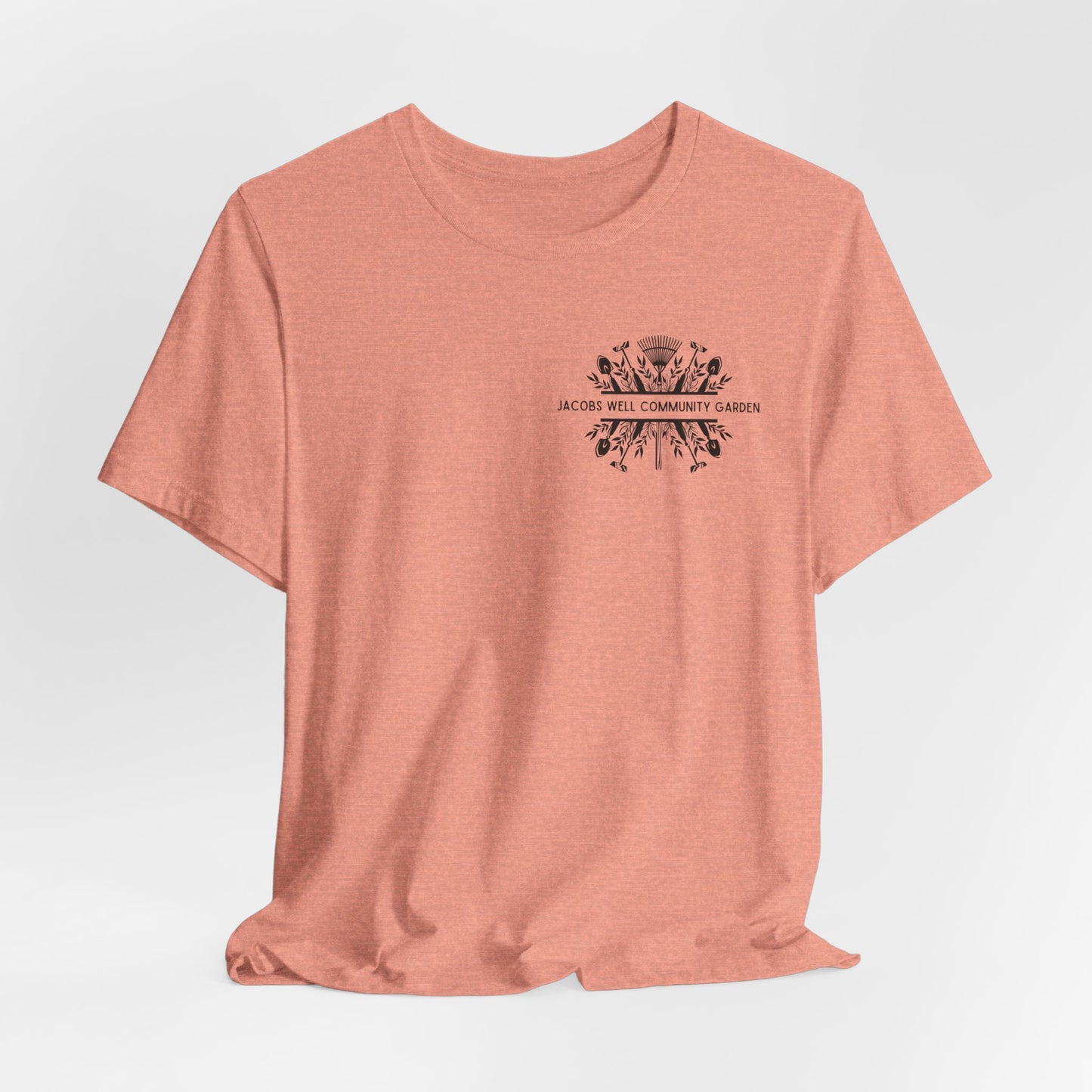 Garden T-Shirt: "Jacobs Well Community Garden" benefiting the Crisis Bread Basket